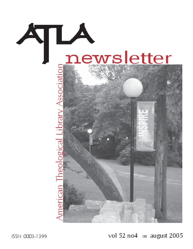 Atla Newsletter Volume 52 Number 4 Miniaturansicht