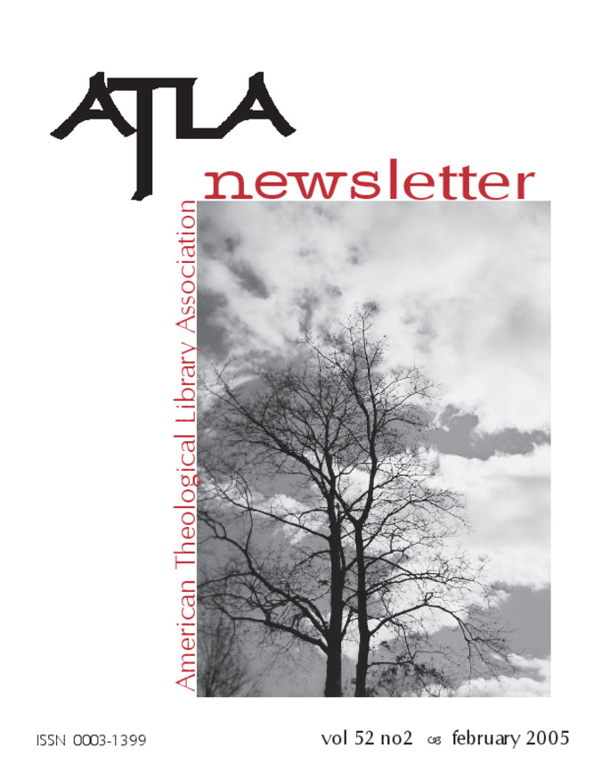 Atla Newsletter Volume 52 Number 2 miniatura